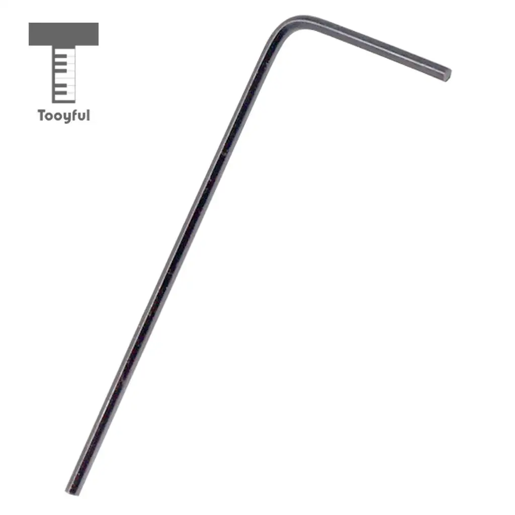 10 Pieces Guitar Bridge Saddle Iron Hexagon Hex Wrench 1.27mm for Electric Guitar Replacement Repair Parts