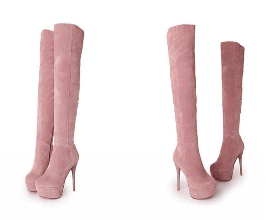gold Mail Hohe Dong Laufsteg High blau Schwarzes Yards Qiu Stiefel Paket Heels rosa Mode Weibliche Sandähnliche Chao Große Martin Bühne UqfndY