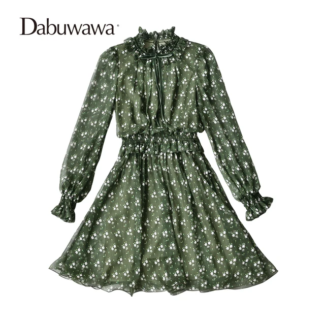 Long Sleeve Floral Print Dresses