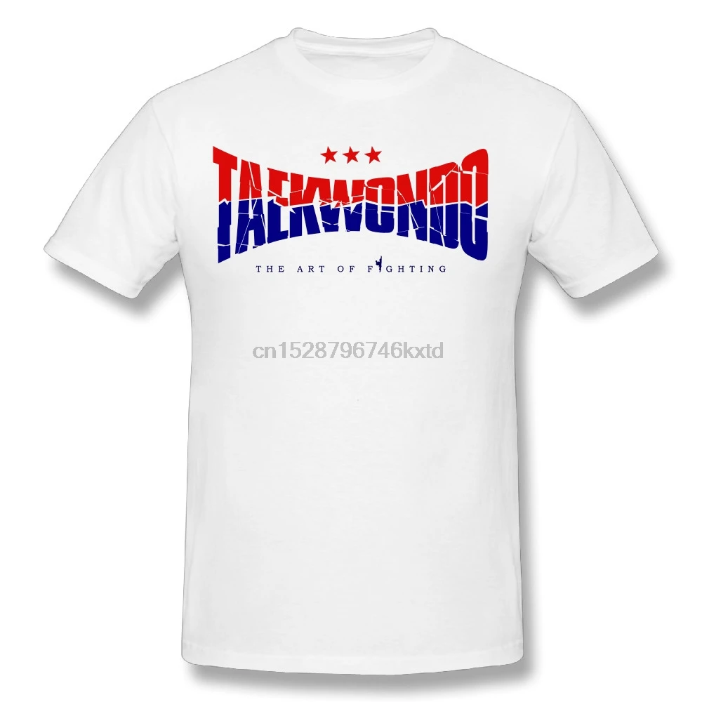 

New Design Men taekwondo cracked logo T Shirts O-neck Design T-Shirt 3D Print Tees Plus size Tee