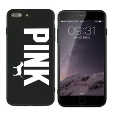 Funda de teléfono Serie 2 de frases para 7 7 Plus, funda de silicona suave de TPU negro esmerilado de alta calidad