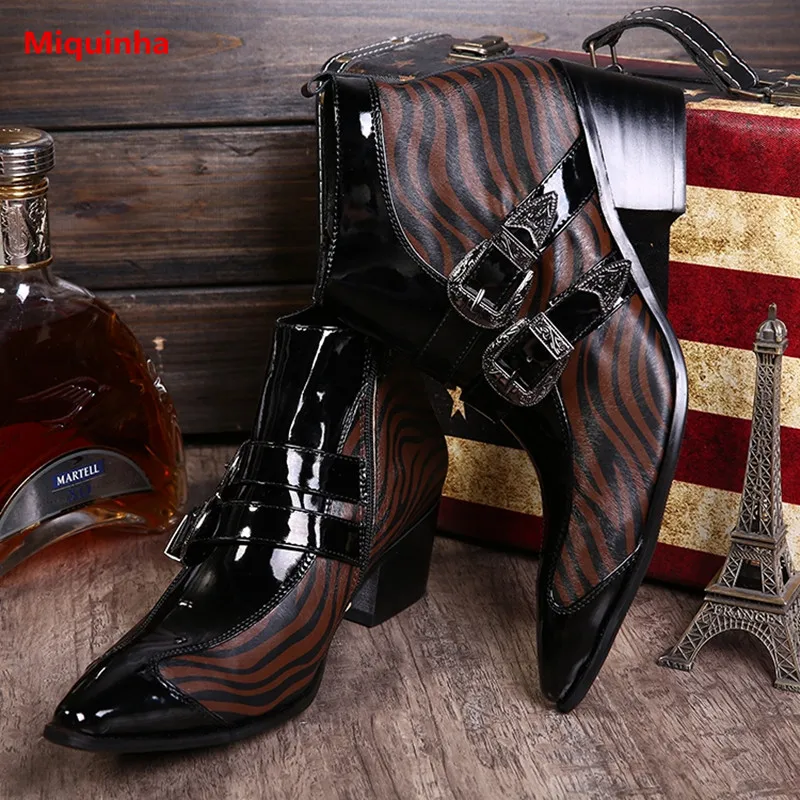 mid calf pointed boots