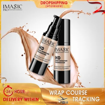 

IMAGIC HD 6 colors 30ml Bright Liquid Foundation Face Makeup base maquiagem fond de teint moisturizer cream skin care full size