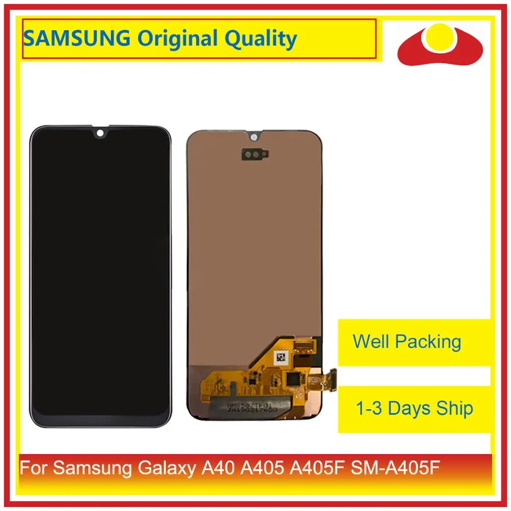 

10Pcs/lot DHL Original For Samsung Galaxy A40 A405 A405F LCD Display With Touch Screen Digitizer Panel Pantalla Complete New