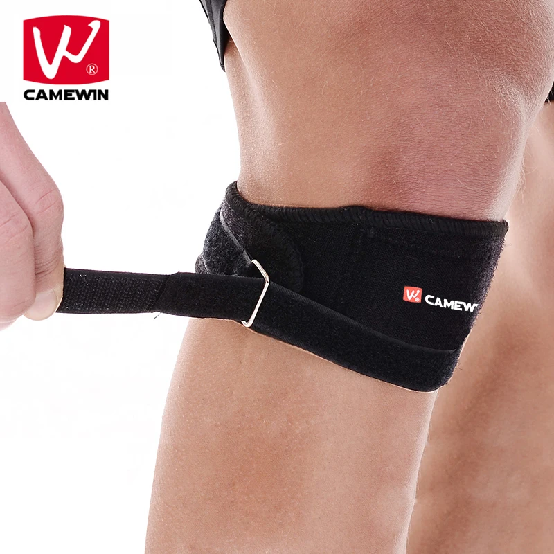 Camewin protetor de joelho, suporte esportivo para patela super profissional joelheiras bandagem para reduzir a dor nas articulações, 1 peça