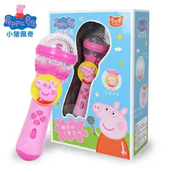 Peppa Pig детский микрофон Детские Поющая игрушка Музыка Караоке усиление игрушки для детей Музыкальные игрушки для малышей Детские игры