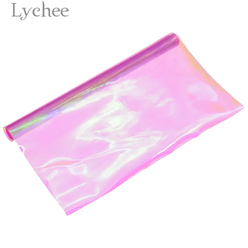 Chzimade 21x29 см A4 прозрачная виниловая ткань для сумки, обуви ремни многоцветный прозрачный ПВХ ткань DIY швейный материал - Цвет: 1