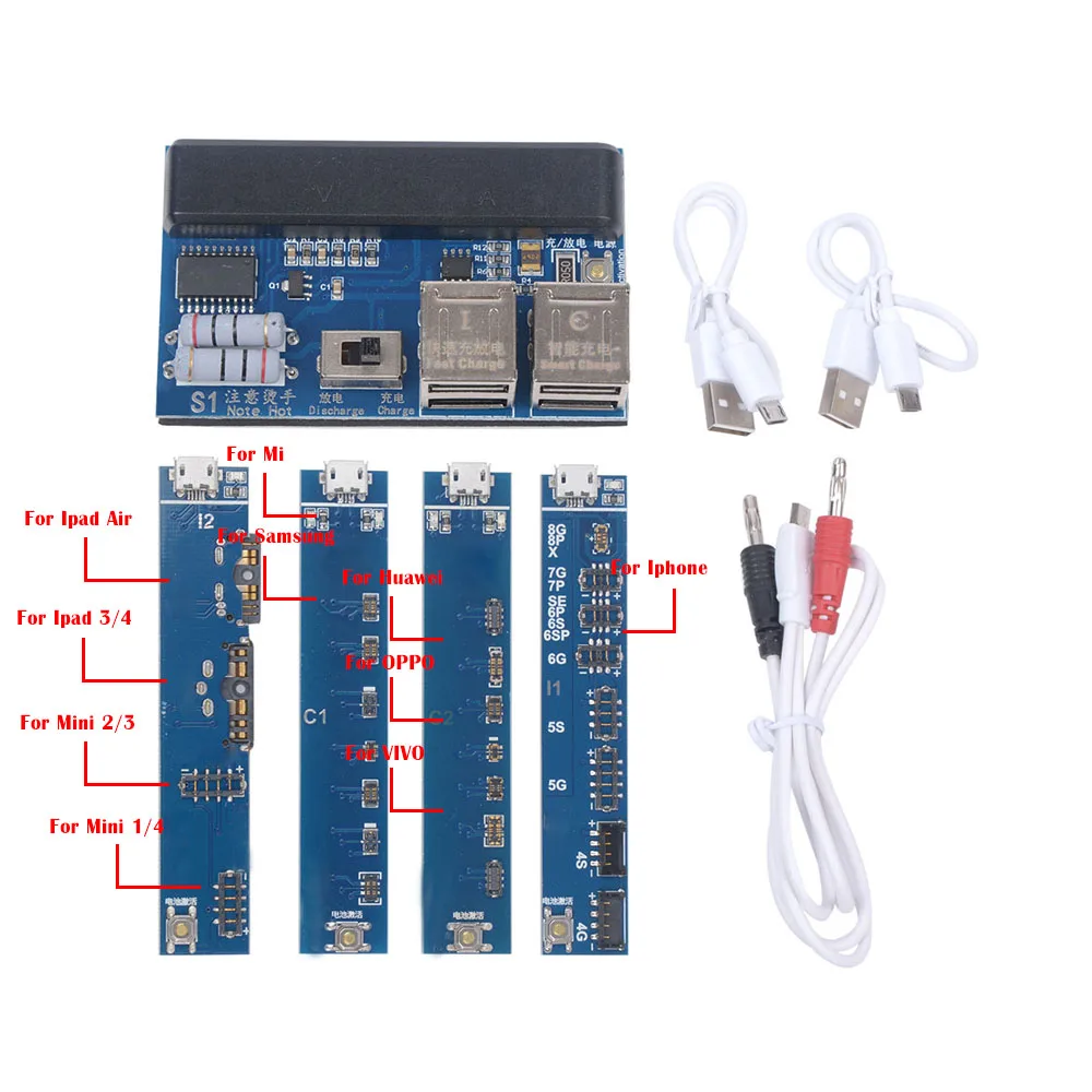 Ativação de Carregamento da Bateria Board com Cabo de Alimentação para o Iphone para a Samsung Maioria dos Outros Placa Telefones ea 2 para a Samsung ea Maioria Dos Outros Telefones