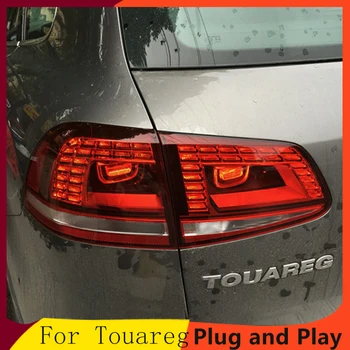 

Car Styling Case For Volkswagen For Touareg Taillights 2011 2012 2013 2014 2015 2016 2017 LED Tail Lamp LED Rear Lamp