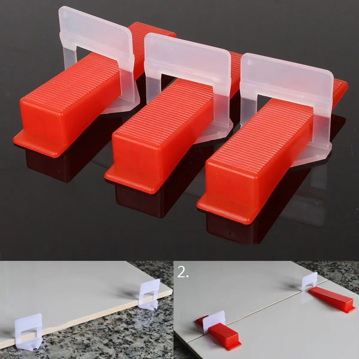 Система выравнивания плитки высокого качества 50 клиньев пластиковые