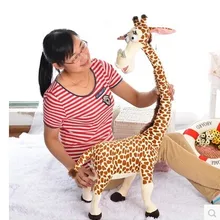 90 см милые плюшевые игрушки жираф Мадагаскар Мелман Жираф Кукла Подушка, день рождения, Рождество подарок b4599