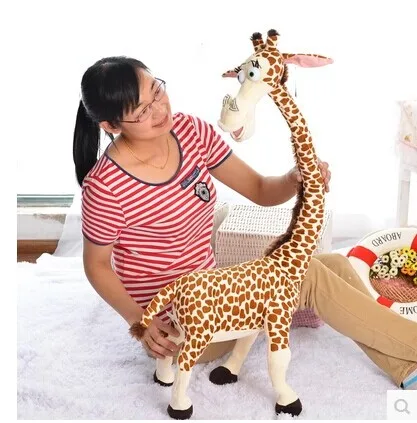 90 см милые плюшевые игрушки жираф Мадагаскар Мелман Жираф Кукла Подушка, день рождения, Рождество подарок b4599