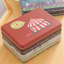 22X16X2 см Ipad Мини жестяная коробка подарочная коробка карта металлическая коробка для хранения