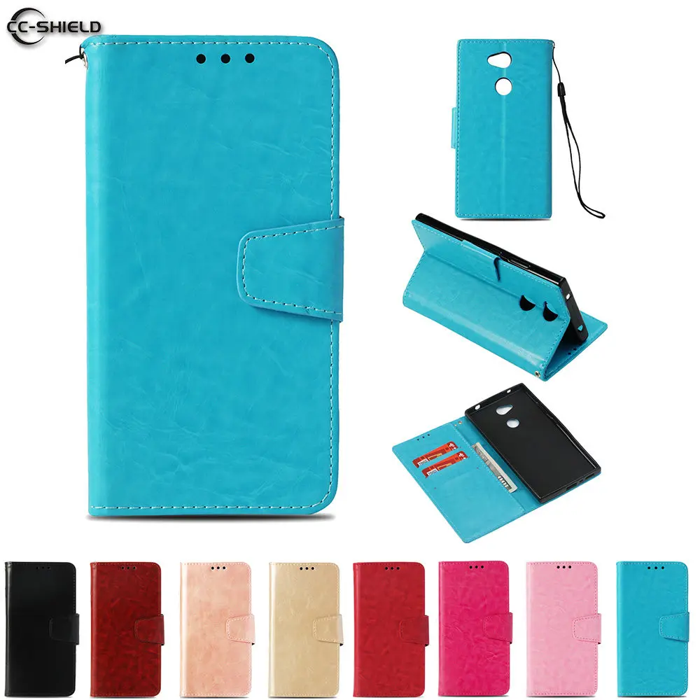 

Flip Case for Sony Xperia L2 L 2 LTE H3311 H3321 H4311 Wallet Phone Leather cover case for Sony L2 XperiaL2 H 3311 4311 3321 Bag