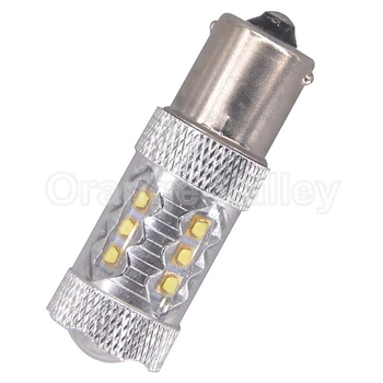 

10pcs High Quality BA15S 1156 P21W 16 High Power LED DC 9V-30V Reverse Bulb Lamp White Fog Lights Led Super Bright Filament Lamp
