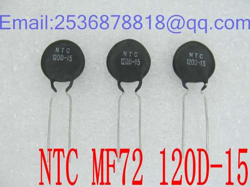 20pcs/Lot NTC thermistor negative temperature thermistor 120 ohm piece diameter 15MM MF72 120D15