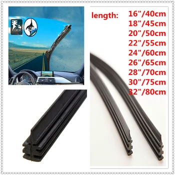 

Car Bracketless Wiper Wash Blade Refill Replacement for Nissan Altima 370Z Xmotion X-Trail Qashqai NISS LIVINA MARCH X-TRAIL