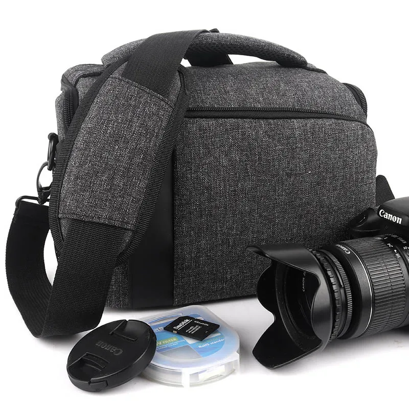 Черный Waterproo Камера сумка чехол для Canon Powershot SX60 SX50 SX40 SX30 SX20 SX540 SX530 SX520 SX510 SX500 HS SX420 SX410 SX400 является - Цвет: Черный