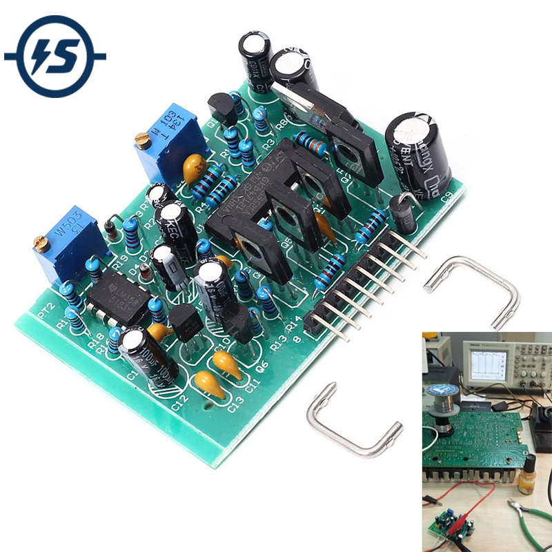 

13-40KHz Inverter Driver Board SG3525 LM358 High Current High Frequency Adjustable DC 12-24V Driving 5000W