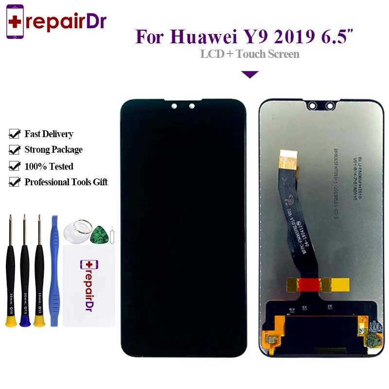 

Original 6.5" For Huawei Y9 2019/ Enjoy 9 Plus LCD Display Touch Screen Digitizer Assembly With Frame New For Huawei Y9 2019 Lcd