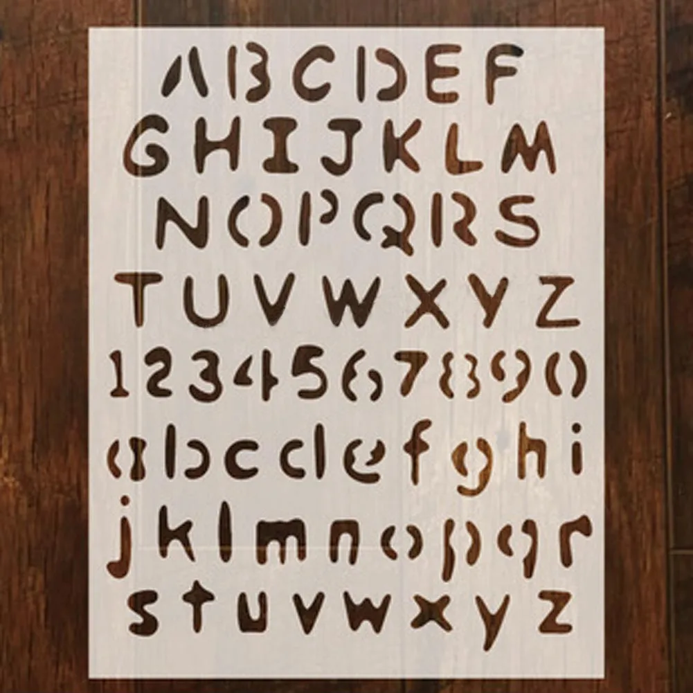 3pcs/set!!! Hollow Embossing Alphabet Letter Car Cutting DIY