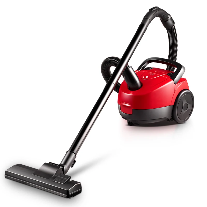 

220V Low Noise Powerful Home Rod Handheld Vacuum Cleaner Portable Dust Collector Household Aspirator Red