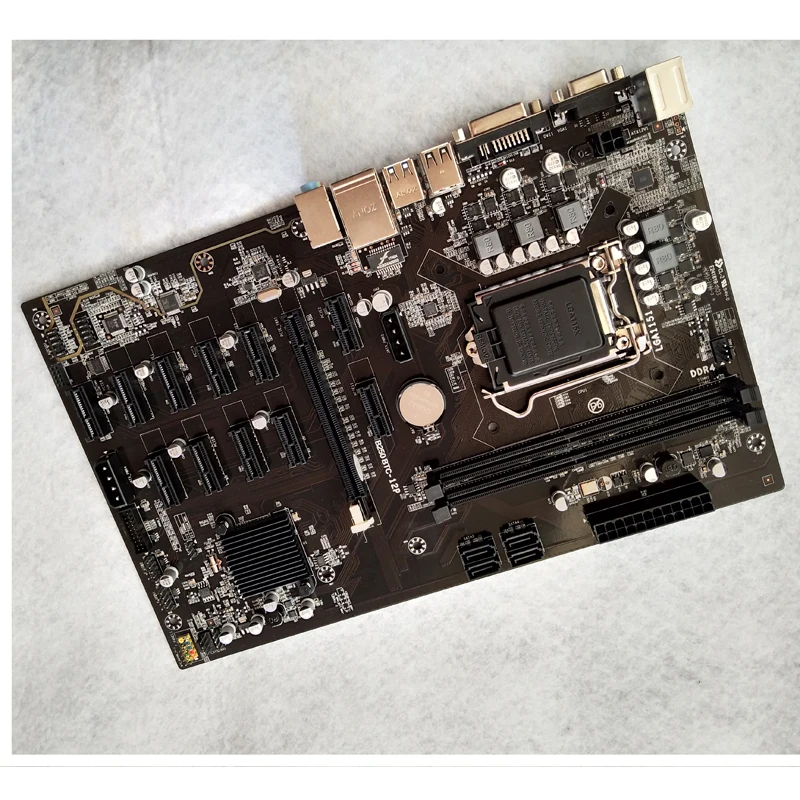 12 карт 12GPU 12PCI-E шахтная плата B250-BTC B250-12P B250 LGA1151 DDR4 материнская | Электроника