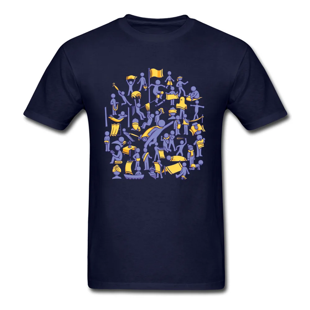 Men Family Tops T Shirt Round Neck Summer/Autumn 100% Cotton Fabric Tshirts Design Short Sleeve 42 Uses for Towels Sweatshirts 42 Uses for Towels navy