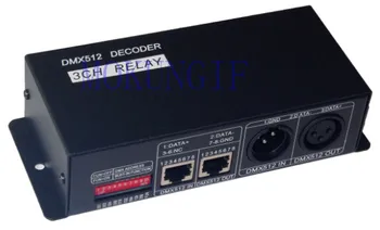 

Mokungif 5pcs DMX-RELAY-3 channel relays 5A*3CH input AC110V-220V relay*3CH for led lamp led strip light WS-DMX-RELAY-3CH-KA