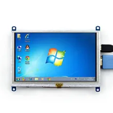 5,0 дюймов TFT 800x480 Hdmi сенсорный экран 5 дюймов ЖК-дисплей монитор модель для raspberry pi 2 raspberry pi 3 B/B+ BeagleBone черный
