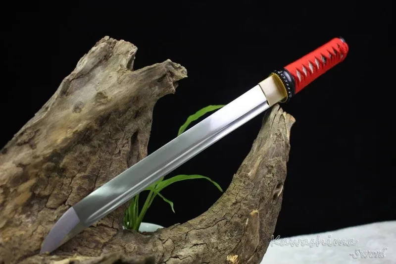 Японский самурайский меч ручной работы Wakizashi/Танто высокоуглеродистой стали Полный Тан резкость готовы для резки бумаги