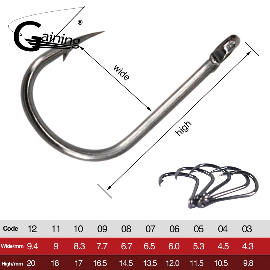 500 шт. Осьминог рыболовные крючки из высокоуглеродистой стали крючки с колючим крюком 10 различных размеров рыболовные крючки с отверстием для рыбалки 3#-12