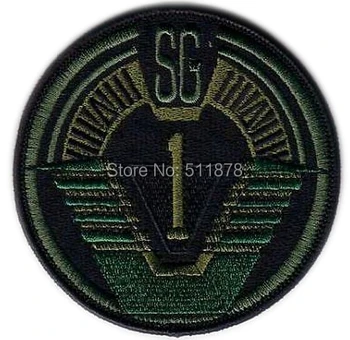 

STARGATE SG-1 OLIVE DRAB Uniform Patch shoulder Movie TV Series Cosplay Costume Embroidered Emblem iron on patch badge