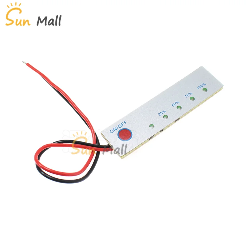 3S /4S Lithium Battery Indicator Board 12V 14.8V Power Indicator 11.1v 5 Indicator Board grow k202 r503 dc12v low power consumption ring indicator light capacitive fingerprint access control board