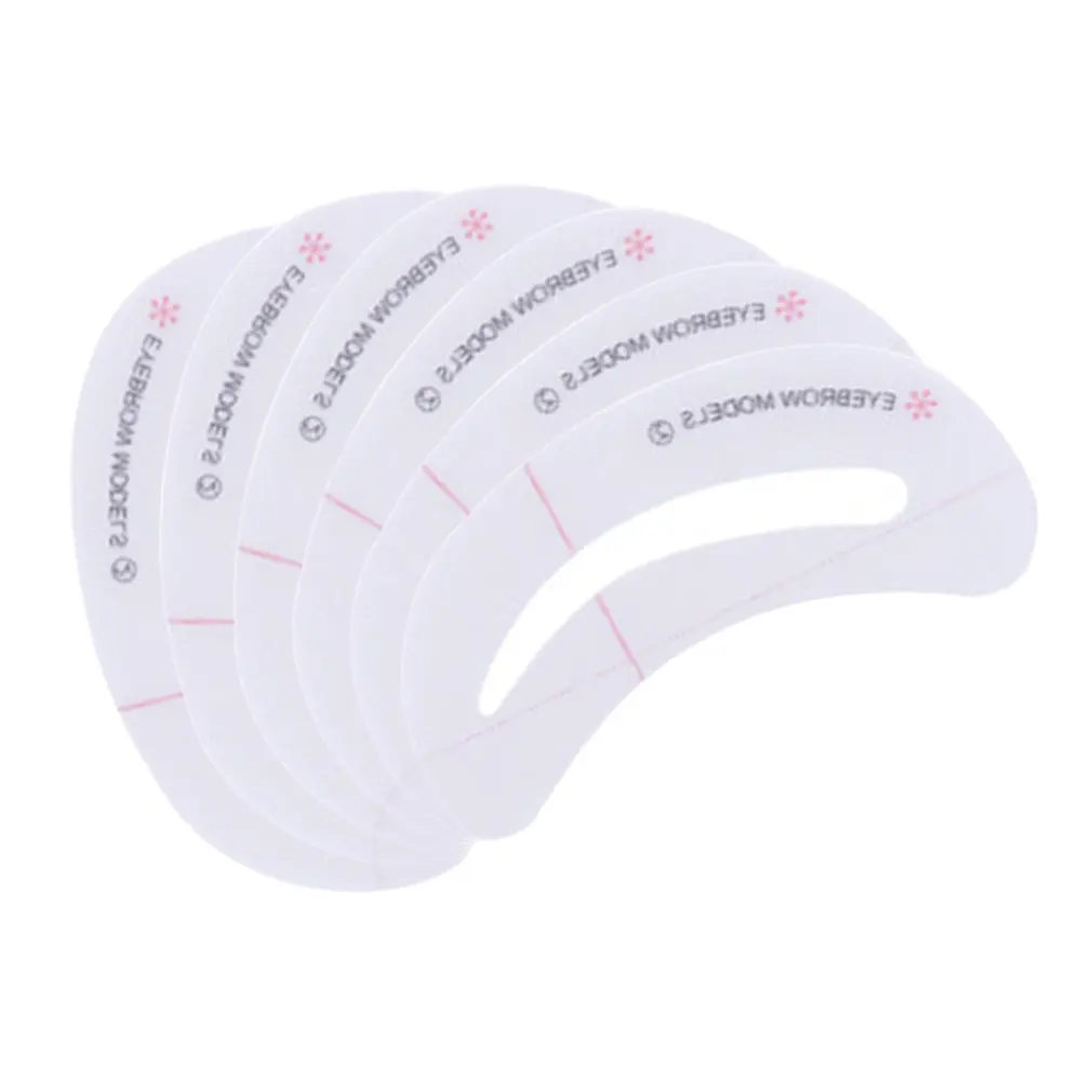 

LAMEILA Reusable Eyebrow Stencil Eye Brow Drawing Guide Styling Shaping Grooming Template Card Makeup Tools