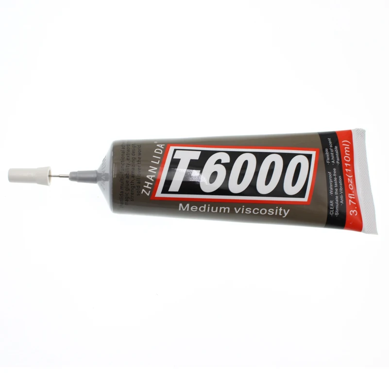 

110ML Super Strong T6000 Glue Liquid Metal Textile Clothes Fabric Wood T-6000 Adhesive Stationery Store Bts DIY Auto UV