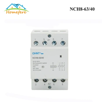 

CHINT NCH8-40/40 NCH8-63/40 NCH8-40/40 Din Rail Household AC Modular Contactor for Home