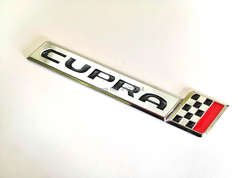 Металлическая наклейка CUPRA Raceflag заводская табличка эмблема Badge для Leon 5F Ibiza
