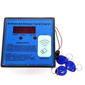 

Wholesale New RFID ID EM Electric Door Card Reader/Writer/Copier/Duplicater EM4305 with 3pcs key tags and 3pcs T5577 Thin Cards
