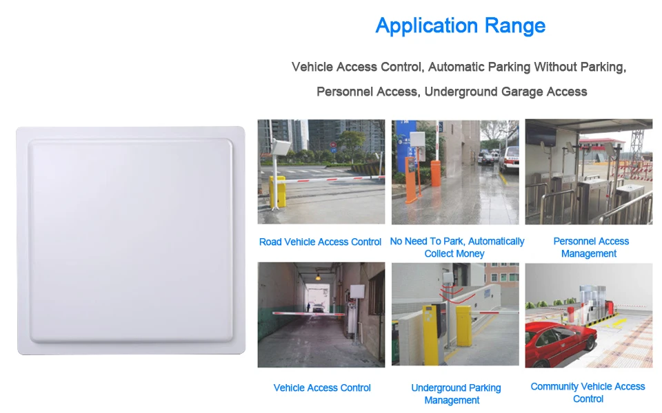 Метка Диапазона UHF RFID считыватель 15 м дальность 860~ 960 МГц дальний для парковки решения RS232/485 с Wiegand 26/34 Бесплатный SDK UHF RFID считыватель