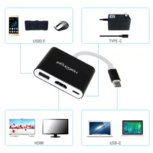 Адаптер HDMI Type C для Nintendo Switch Hub USB to Mini Dock Station HD Transfer MacBook Xiaomi Laptop