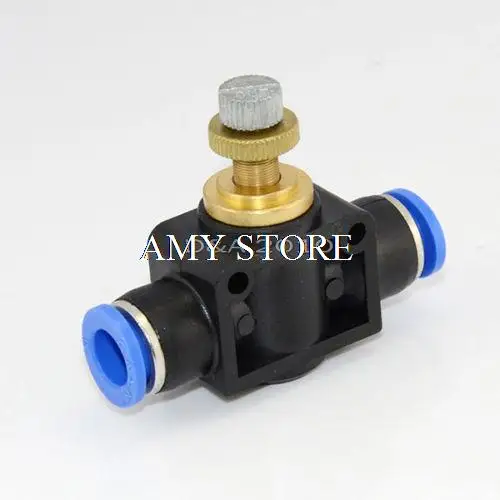 

2PCS Push in to connect inline Air Fitting Flow Speed Control OD 10MM LSA10