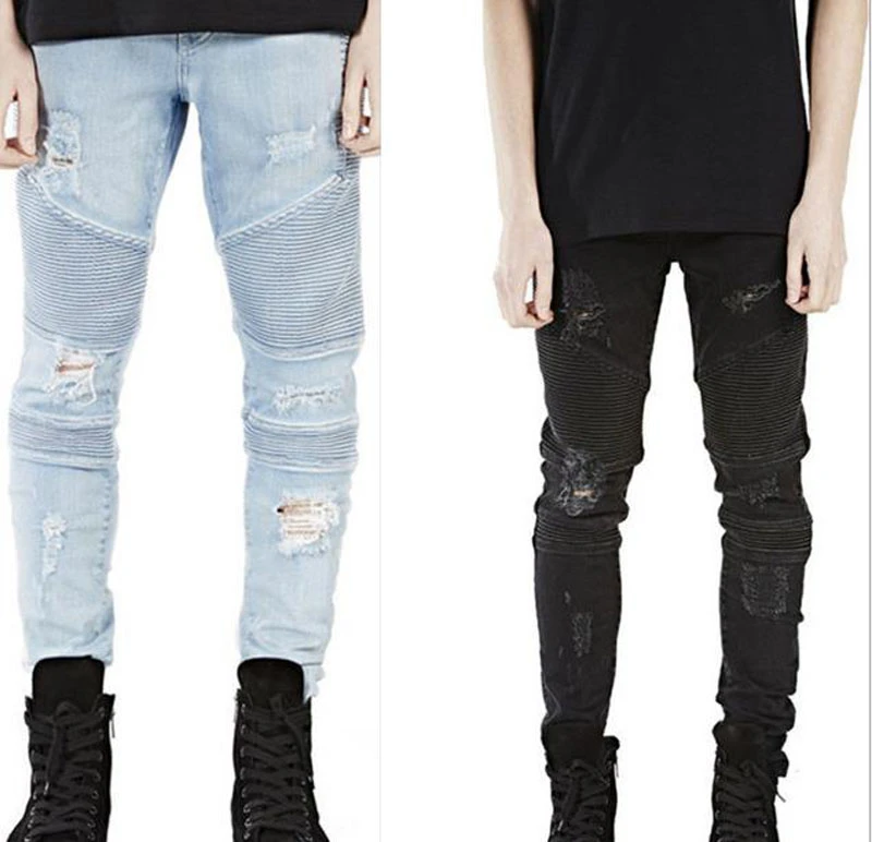 black ripped jeans mens designer