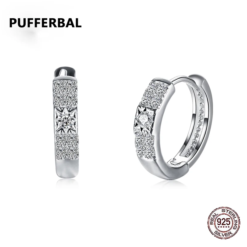 Modern Women's Earrings 2018 Small Hoop Jewelry Female Fashion Silver Plated Designer ED39008 | Украшения и аксессуары