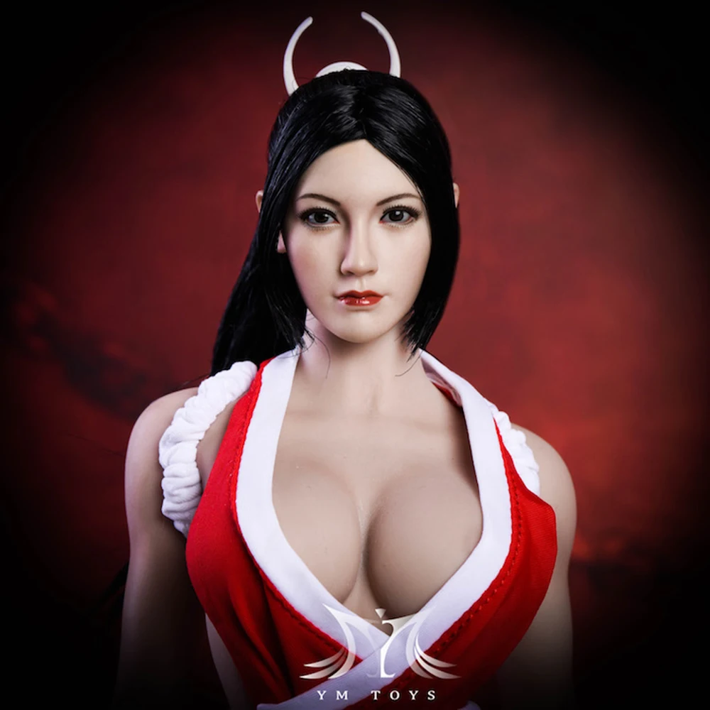 Fang 1/6 Mai Shiranui голова девушка Азии резная женская резьба Красота лепить для детей