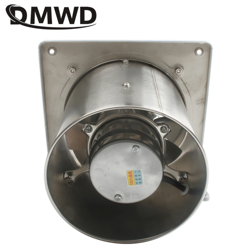 Online DMWD 6 Zoll 45w 220v Hohe Geschwindigkeit Auspuff Fan Gebläse Wc Küche Bad Hängen Wand fenster Ventilator luft extractor Fans 6  