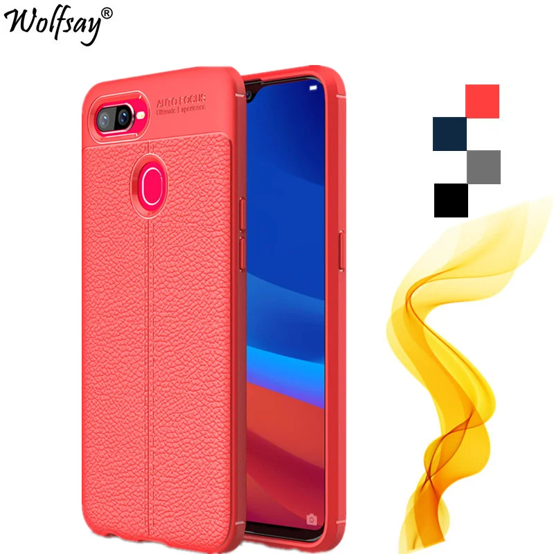 Wolfsay Case Oppo Realme U1 Case Oppo F9 Rugged Lichee Style Housings Rubber Silicone Cover For Oppo Realme U1 Cover For Oppo F9 Wolfsay Case Oppo Realme U1 Case Oppo F9 Rugged Lichee Style Housings Rubber Silicone Cover For Oppo Realme U1 Cover For Oppo F9