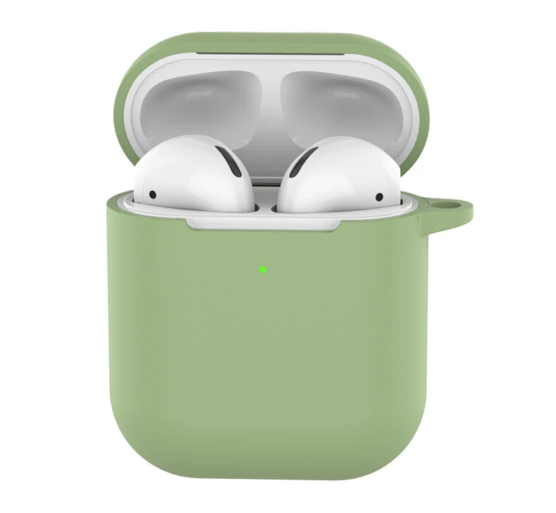 Мягкий силиконовый чехол для AirPods 2-ой противоударный чехол для Apple Air Pods 2 Чехол для наушников s Для Air Pods защитный чехол