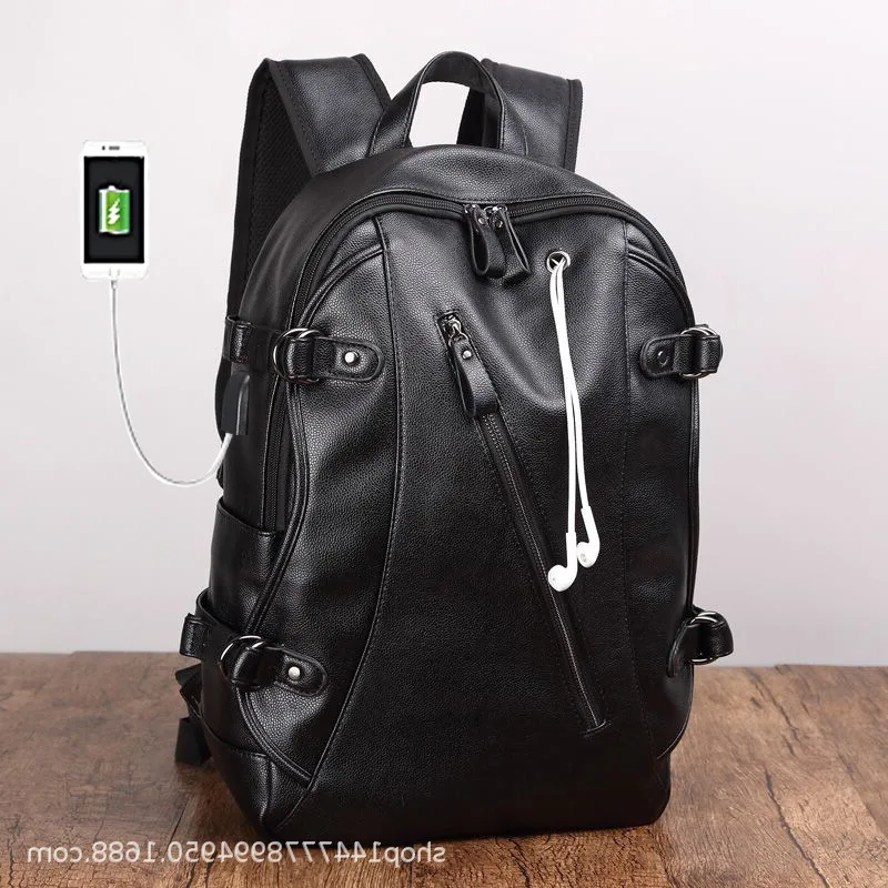 

High School College Bag Woman Man Business Fashion Package Large Capacity Functional Casual Backpack