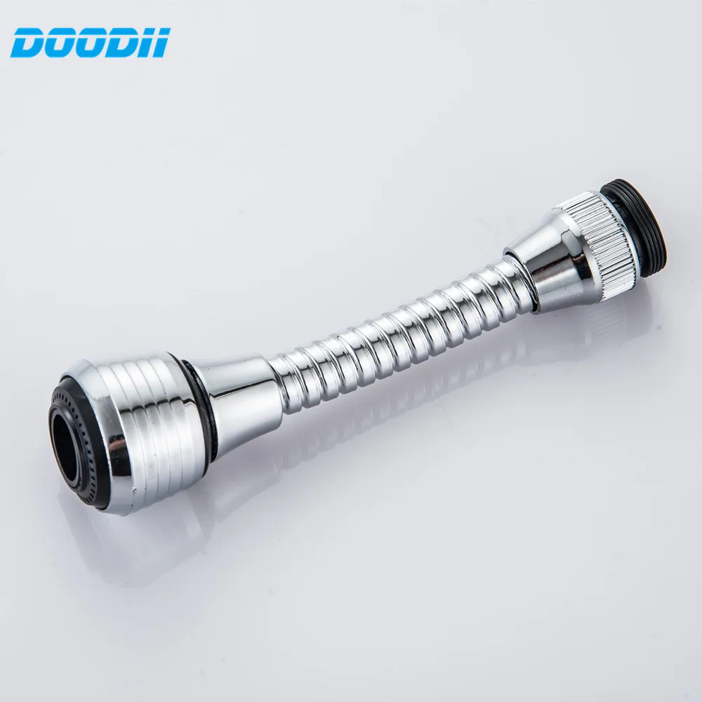 

Chrome Finish Filter Flexible Sprayer Faucet Aerator ABS Kitchen Faucet Water Saving Faucet High Pressure Nozzle Adapter Device